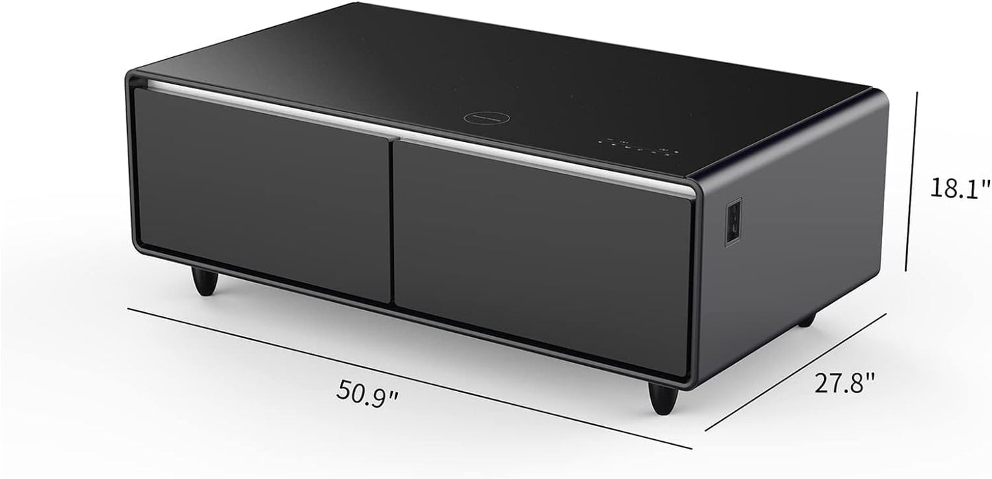 Modern Smart Coffee Table with Built-in Fridge 135L | 70% OFF [LIMITED SALE]