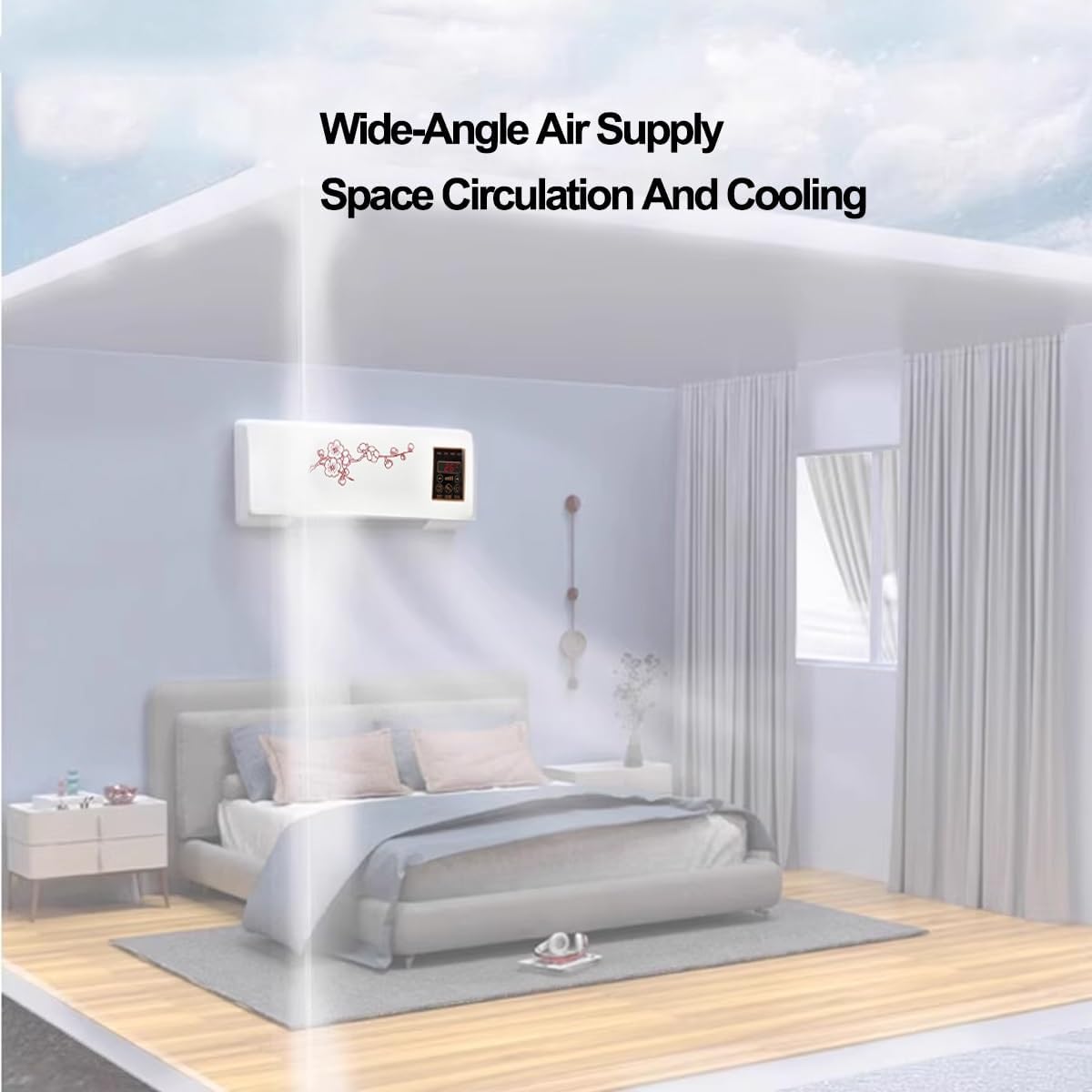 Wall Mounted Mini Cooling and Heating Air Conditioner