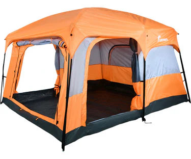 Large Family Camping Tent  | 6-10 Person | Orange