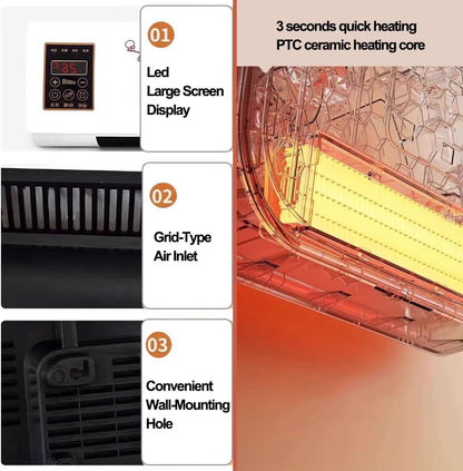 Wall Mounted Mini Cooling and Heating Air Conditioner