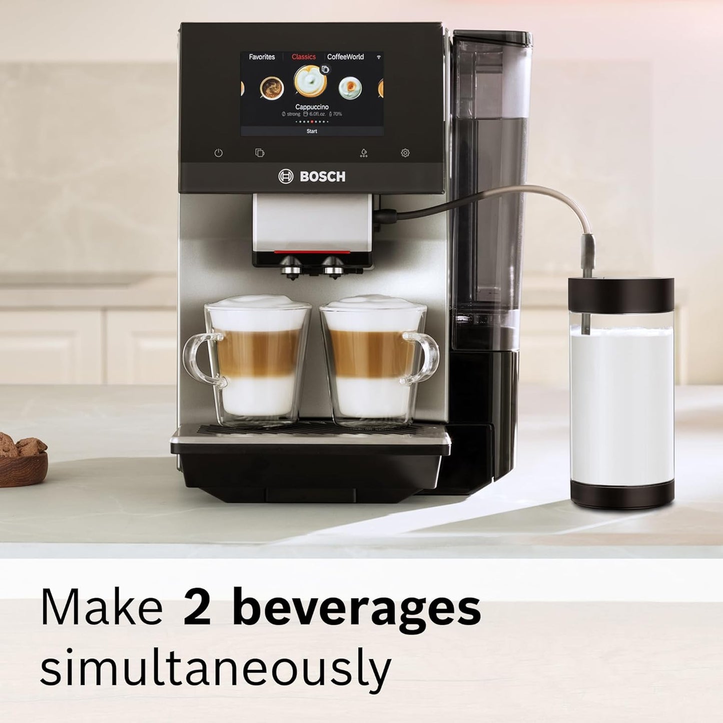 VeroCafe Fully Automatic Espresso Machine with Home Connect