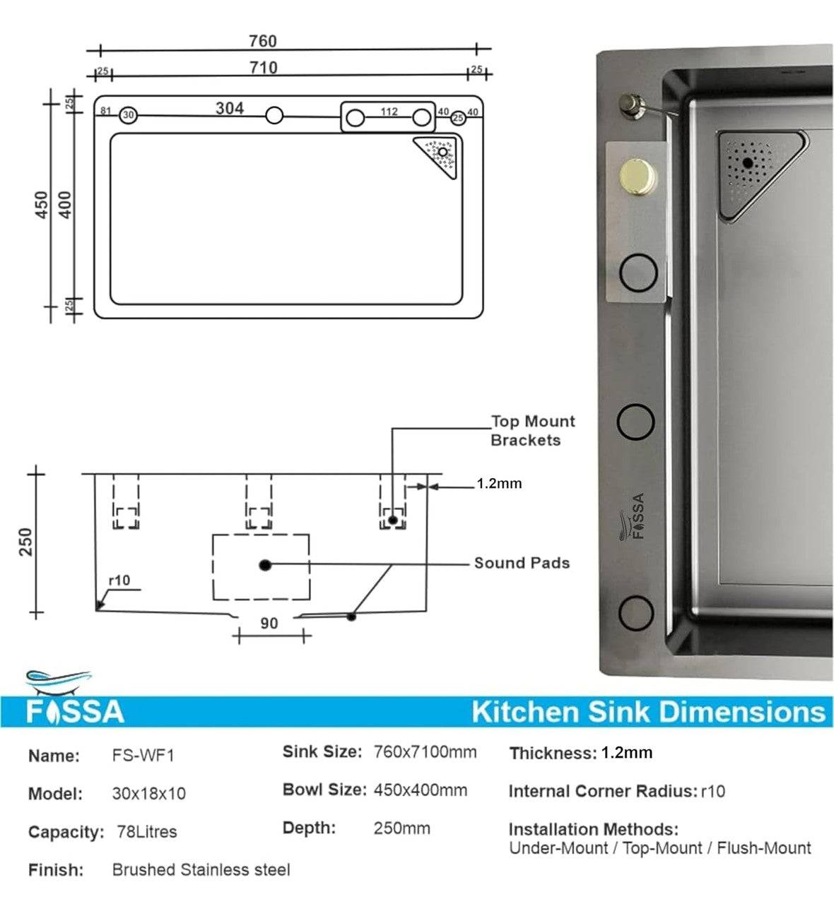 Kitchen Sink Stainless Steel | 70% OFF [LIMITED SALE]