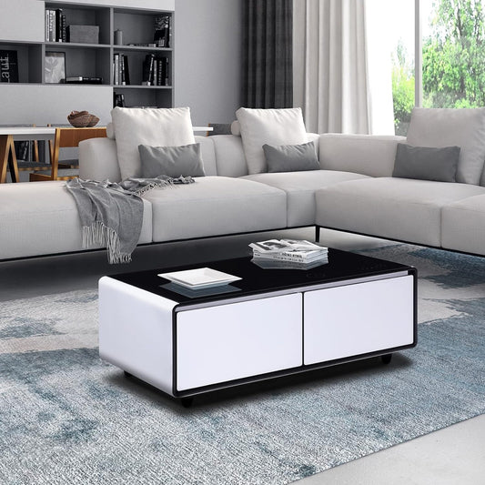 Modern Smart Coffee Table with Built-in Fridge 135L | 70% OFF [LIMITED SALE]