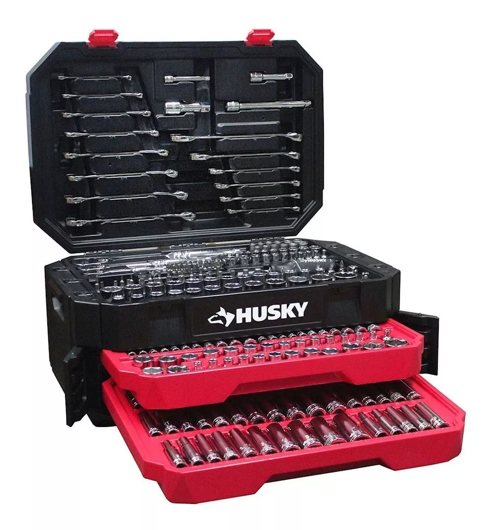 Juego De Herramientas Mecanicas 290 Piezas Husky Tool Set