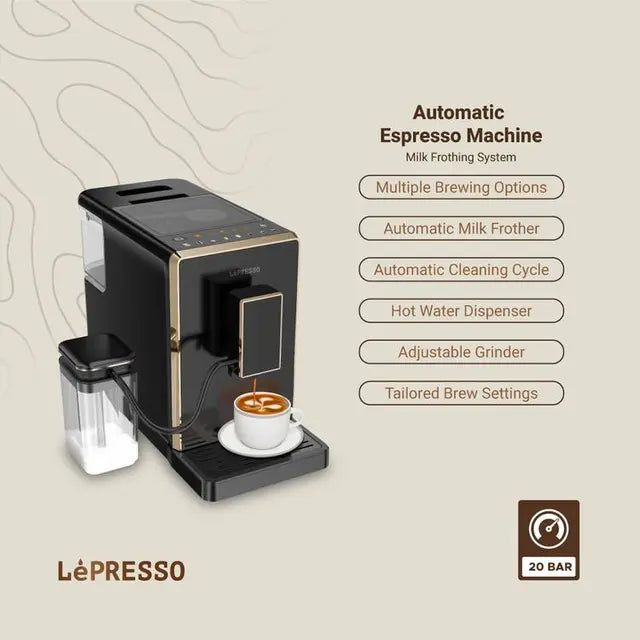 LePresso 20 Bar Full Automatic Coffee Machine