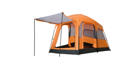 Large Family Camping Tent  | 6-10 Person | Orange