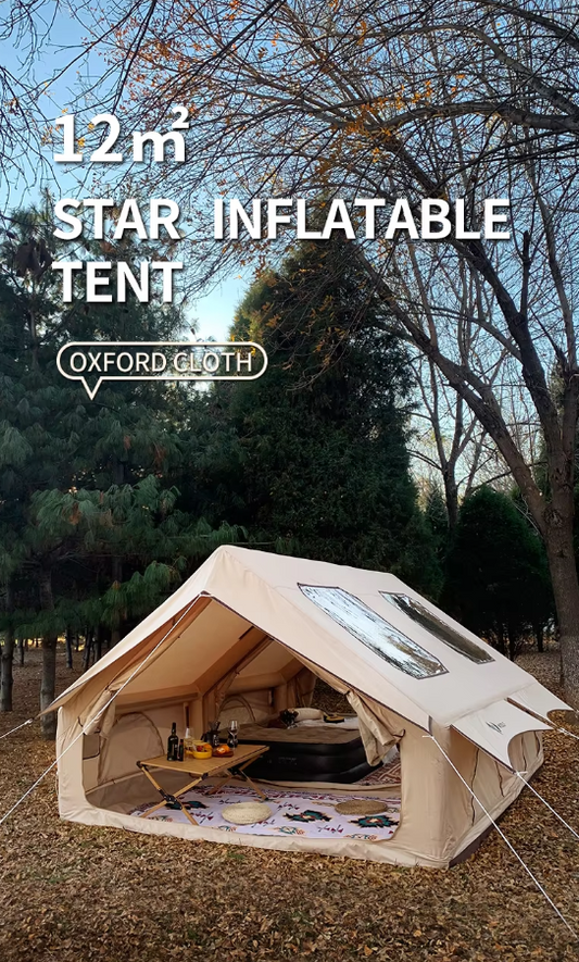 Glamping Air Inflatable Camping Tent with Air Pump