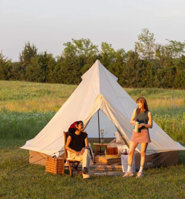 6 Person Lighted Bell Tent