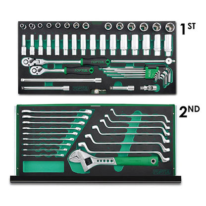 Toptul 82pc Professional Mechanical 3 Drawer Tool Chest